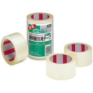 OPPテープ 透明梱包用テープ No.3303 0.07mm厚 50mm×50m 透明 PROSELF ニトムズ  1パック