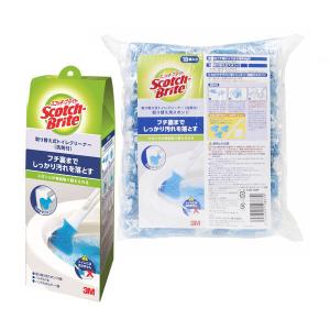 3M スコッチブライト トイレ 掃除 取替式 トイレクリーナー（本体+取替用スポンジ21個）