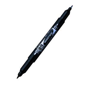 トンボ鉛筆油性ペン 油性マーカー モノツイン極細E 黒 細 極細ツイン OS-TME33 1本
