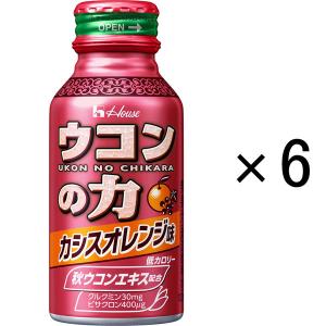 ウコンの力 カシスオレンジ味 6本 1セット ハウスウェルネ...