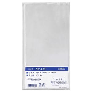 伊藤忠リーテイルリンク OPP袋 タオル用 横150×縦300mm 透明袋 1袋