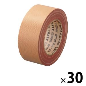 布テープ 重梱包用ストロング 0.30mm厚 50mm×25m 茶 アスクル 1箱 オリジナル