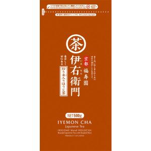 宇治の露製茶　伊右衛門　炒り米入りほうじ茶　徳用　1袋（500g）