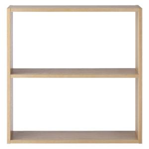 無印良品 スタッキングシェルフ ワイド 2段 オーク材