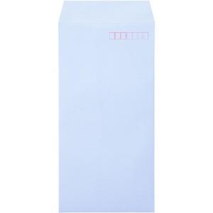 ムトウユニパック ナチュラルカラー封筒 長3 アクア テープ付 100枚