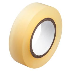 現場のチカラ ビニールテープ 透明 幅19mm×長さ10m アスクル