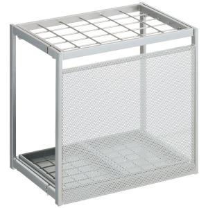 アスクル ビジネスフィット傘立て 30本用 プラチナシルバー