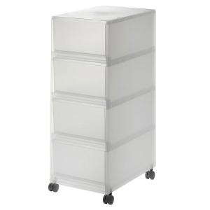 無印良品 ポリプロピレンケース 引出式 深型 4段キャスター付