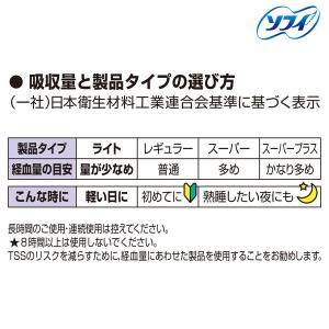 タンポン 生理用品 ソフィ ソフトタンポン 多...の詳細画像4