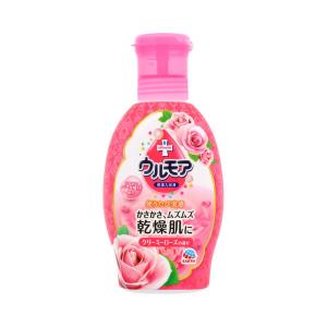 入浴剤 乾燥肌 保湿入浴液ウルモア クリーミーローズ 本体 600ml  アース製薬