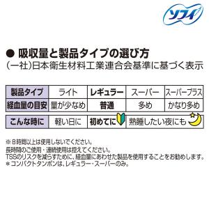 タンポン 生理用品 ソフィ ソフトコンパクトタ...の詳細画像5