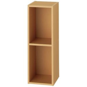 無印良品 パルプボードボックス スリム 2段/ベージュ 幅25×奥行29×高さ73cm 良品計画