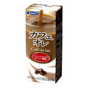 エルビー　カフェオレ　200ml　24094　1箱（24本入）　パック飲料　紙パック