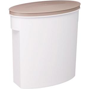 米びつ お米袋そのまま保存ケース5kg ホワイト 保存容器