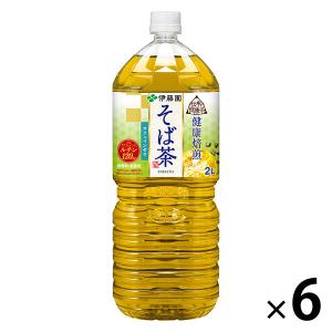 伊藤園 伝承の健康茶 そば茶 2L 1箱（6本入）