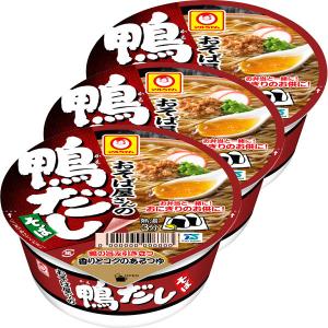 カップ麺 マルちゃん おそば屋さんの鴨だしそば ミニサイズ