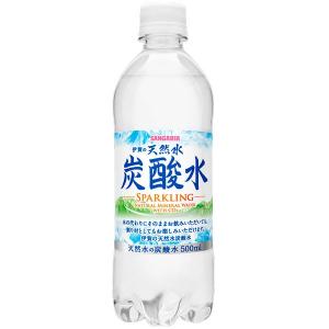サンガリア 伊賀の天然水炭酸水 500ml 1セット(48本...
