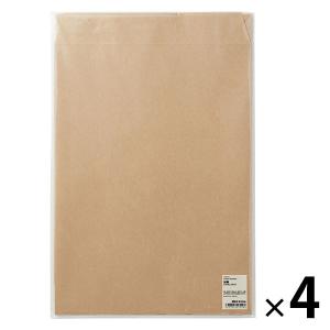 無印良品 クラフト封筒 角２・Ａ４用・８枚 4袋 良品計画
