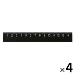 無印良品 両面目盛の定規 15cm 1セット（4個） 良品計画