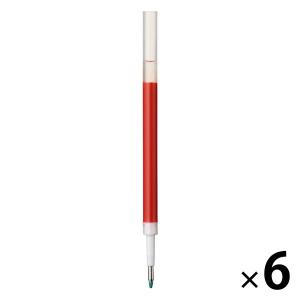 無印良品 替芯 ゲルインキボールペン 0.5mm 赤 1セット（6本）