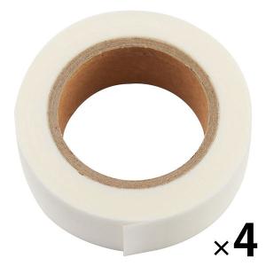 無印良品 マスキングテープ 白 テープ幅15mm 長さ10m 1セット（4個）