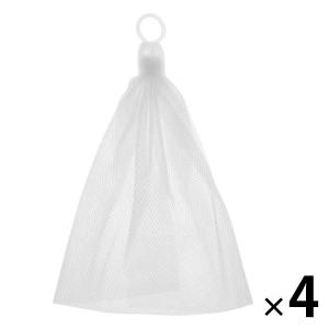 無印良品 洗顔用泡立てネット 全長約21cm 4個 良品計画