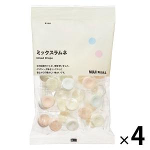 無印良品 ミックスラムネ 76g 1セット（4袋） 良品計画