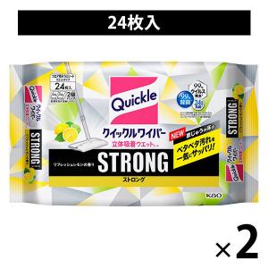クイックルワイパー 立体吸着ウエットシート ストロング