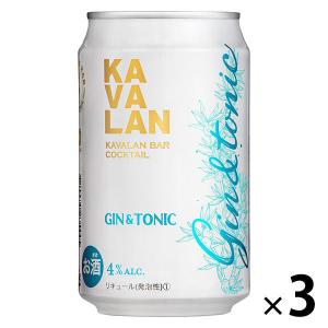 チューハイ カバラン バー カクテル  ジントニック 320ml×3本