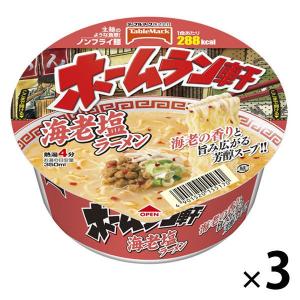 カップ麺 ホームラン軒 海老塩ラーメン（ノンフライ麺）