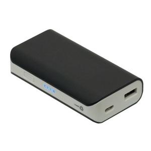 【アウトレット】モバイルバッテリー 5200mAh ブラック 1個 MB-0156BK ナカバヤシ