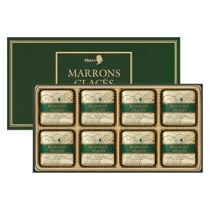 三越伊勢丹 メリー マロングラッセ 8個 MG-N 1箱 伊勢丹の紙袋付 手土産ギフト 父の日 お中元 敬老の日