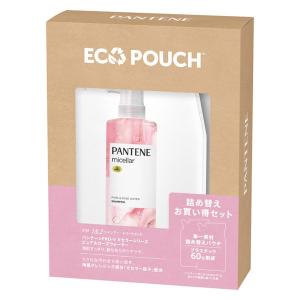 パンテーン ミセラー ピュア＆ローズウォーター シャンプー 350ml + トリートメント 350g 詰め替えセット