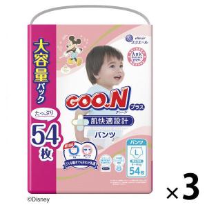 グーンプラス おむつ パンツ Lサイズ1セット肌快適設計 男女共用 大王製紙