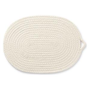無印良品 インド綿ロープ マット S 生成 約24×18cm 良品計画