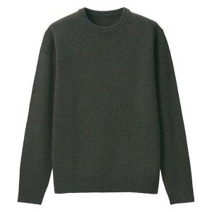 無印良品 メリノウールミドルゲージクルーネックセーター