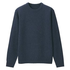 無印良品 メリノウールミドルゲージクルーネックセーター