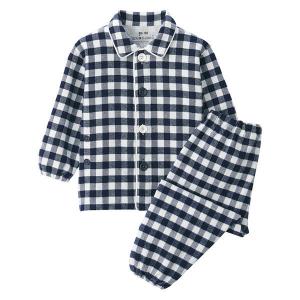 無印良品 脇に縫い目のない フランネル お着替えパジャマ