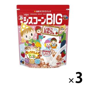 シスコーンBIG いちごミルク味 3個 日清シスコ シリアル