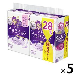 ウィスパーうすさら安心170cc 32cm 長時間 夜でも安心用 1セット P&G 尿漏れ 吸水パッド