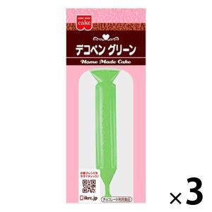 デコペングリーン（速乾性） 3袋 共立食品 手作りお菓子