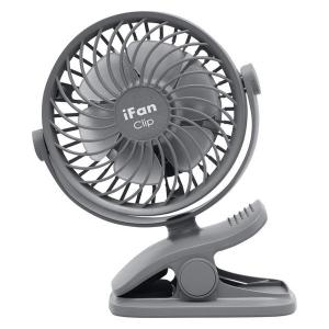 エレス 充電式クリップファン iFan Clip 2 21 IFANCLIP2-21-GY グレー クリップ扇風機