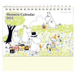 2022年 卓上カレンダー ムーミン リング 日曜始まり DM10094 学研ステイフル