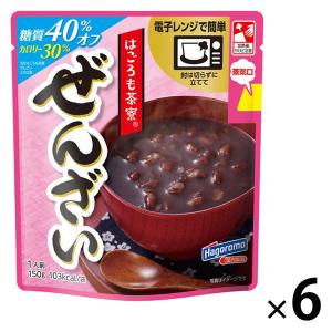 はごろも茶寮 ぜんざい糖質オフ 150g 103kcal 1セット（6個） はごろもフーズ レンジ対応