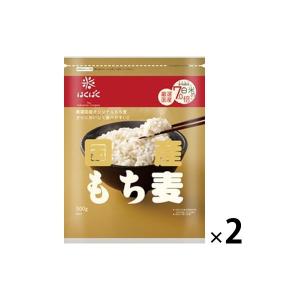 はくばく 国産もち麦 500g 2個 雑穀