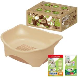 デオトイレ 子猫〜5kgの成猫用 本体 ツートンベージュ 1個 ユニ チャーム