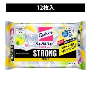 クイックルワイパー 立体吸着ウエットシート ストロング