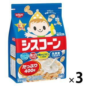 シスコーンフロスト 400g 3個 日清シスコ シリアル