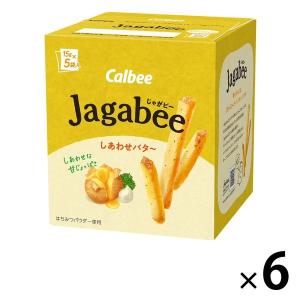 Jagabee（じゃがビー）しあわせバタ〜 6箱 カルビー スナック菓子　おつまみ　じゃがびー　ジャガビー