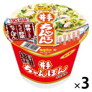カップ麺 サンポー 井手ちゃんぽん 1セット（3個） サンポー食品
